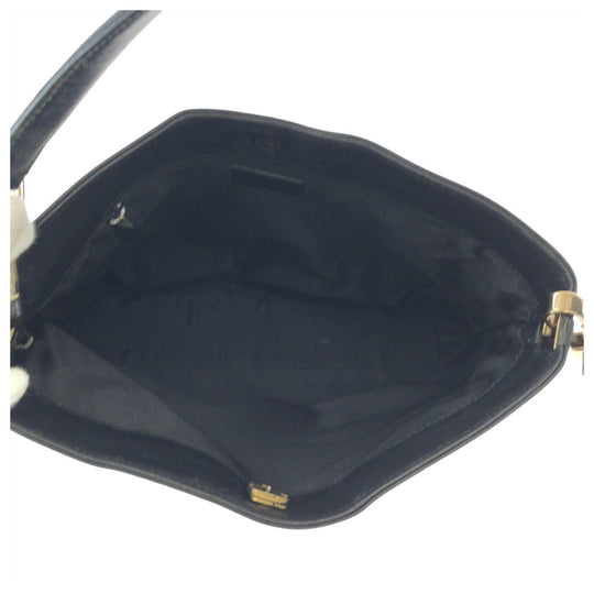 GUCCI Shoulder Bag 001 4231 GG canvas, leather black Women Used Authentic