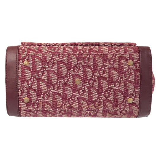 Christian Dior Handbag canvas wine-red Trotter