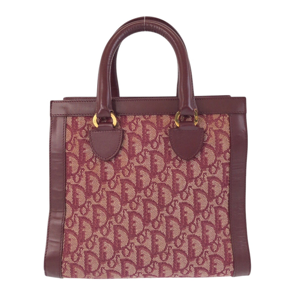 Christian Dior Handbag canvas wine-red Trotter