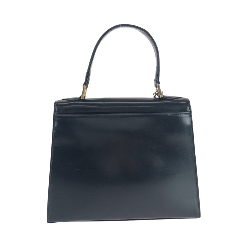 Yves Saint Laurent Handbag leather black Logo charm