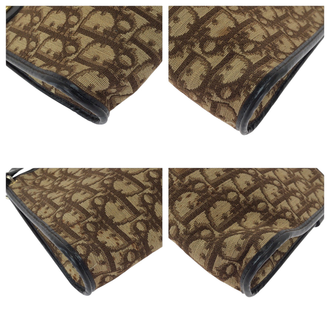 Dior Shoulder Bag canvas beige Trotter Pattern CD logo