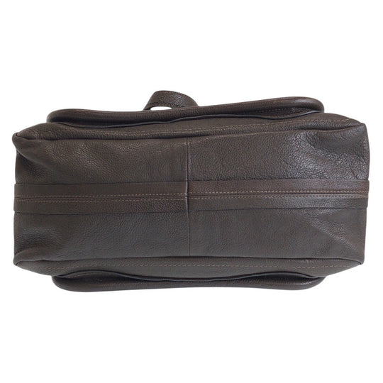 Chloe Handbag leather Brown Gold Metal Paraty