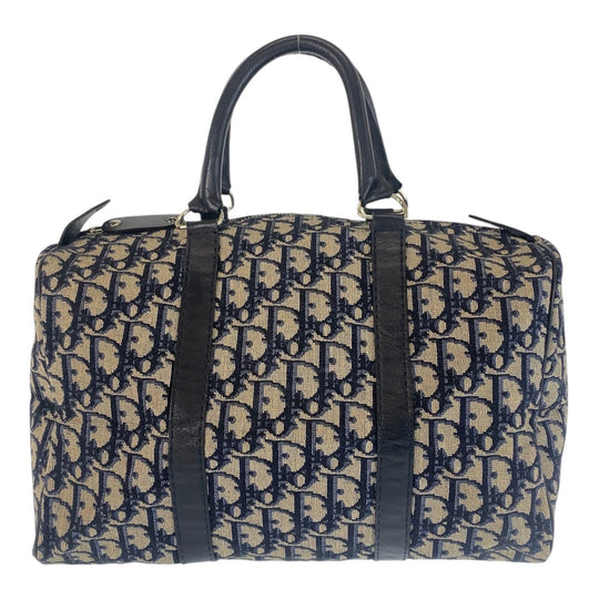 Christian Dior Handbag canvas Navy Trotter