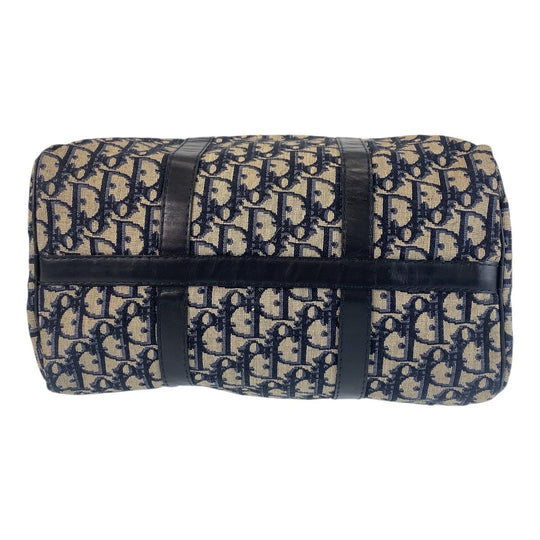 Christian Dior Handbag canvas Navy Trotter