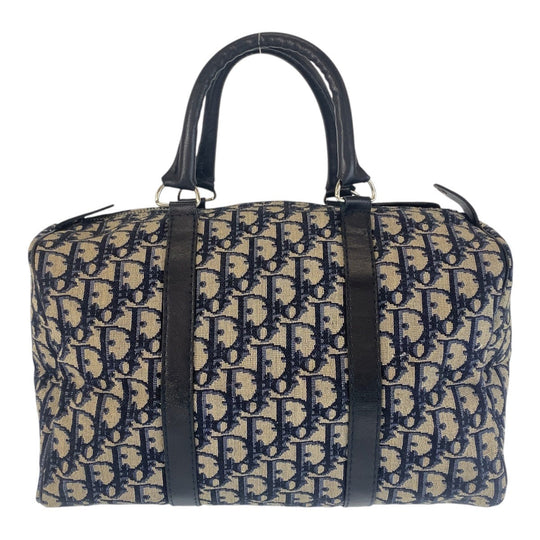Christian Dior Handbag canvas Navy Trotter