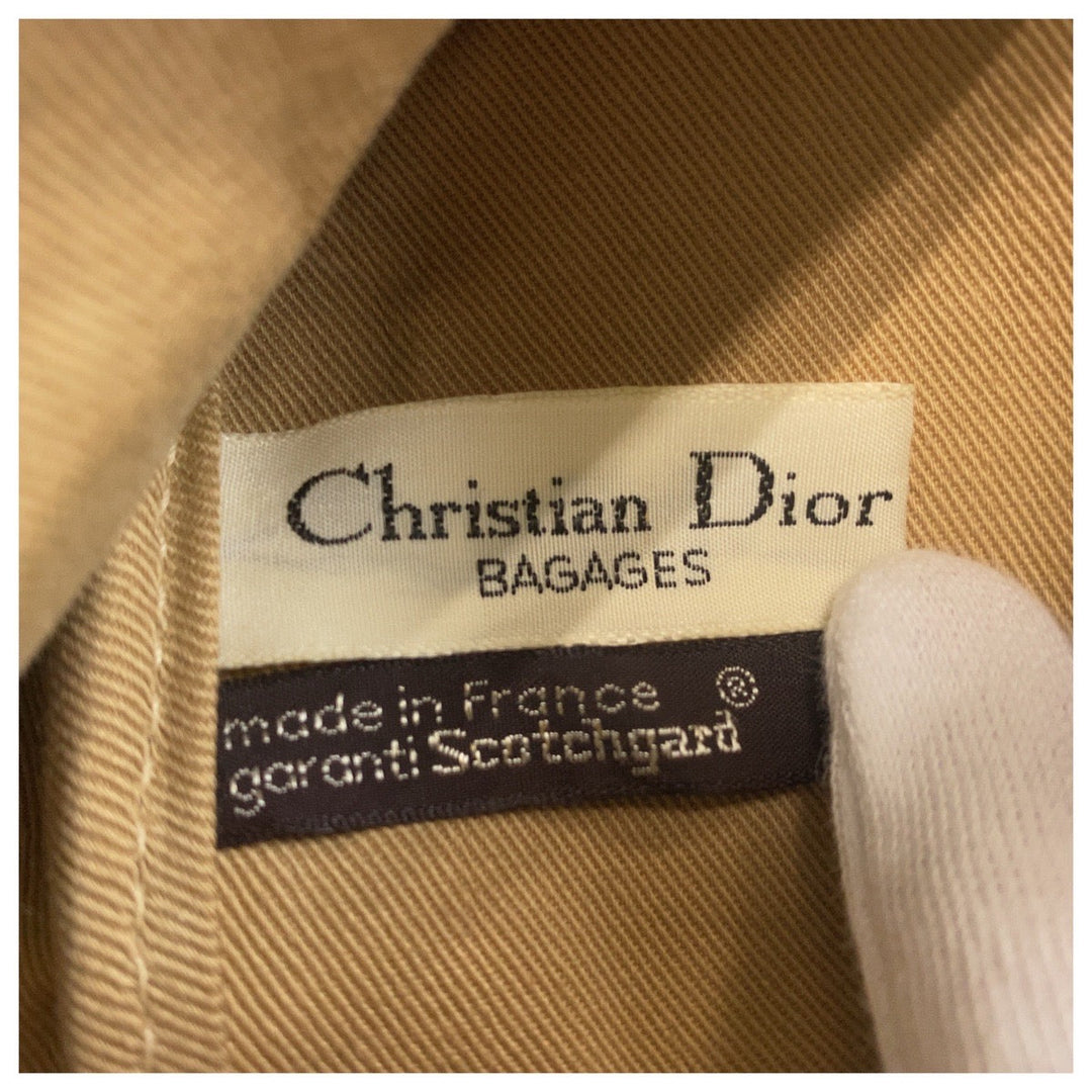 Christian Dior Handbag canvas Navy Trotter