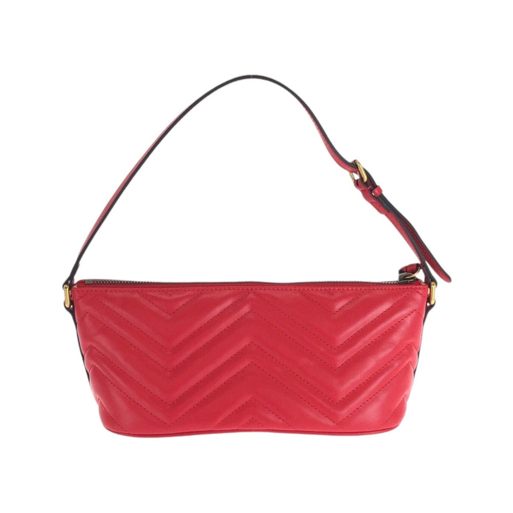 GUCCI Handbag 739166 leather Red GG Marmont