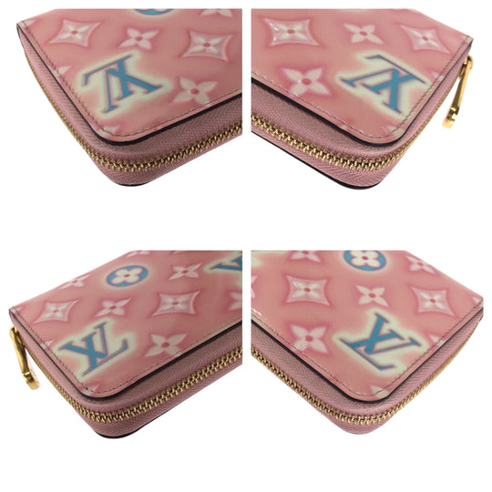 LOUIS VUITTON Long Wallet Purse M81145 Monogram Vernis Pink Multicolor Gold Metal Monogram Vernis Valentine's Day Japan Exclusive