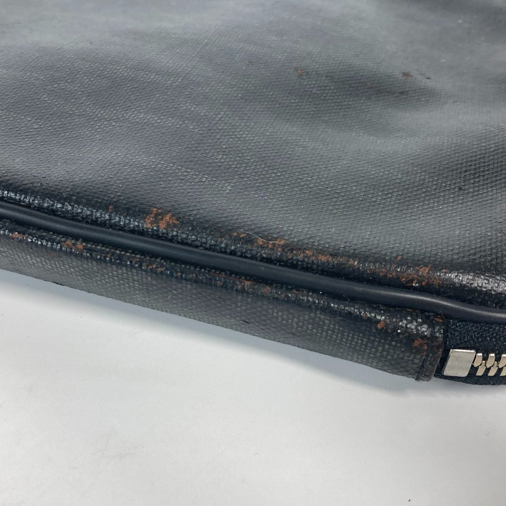 Dior Pouch PVC black logo Trotter mens Used Authentic