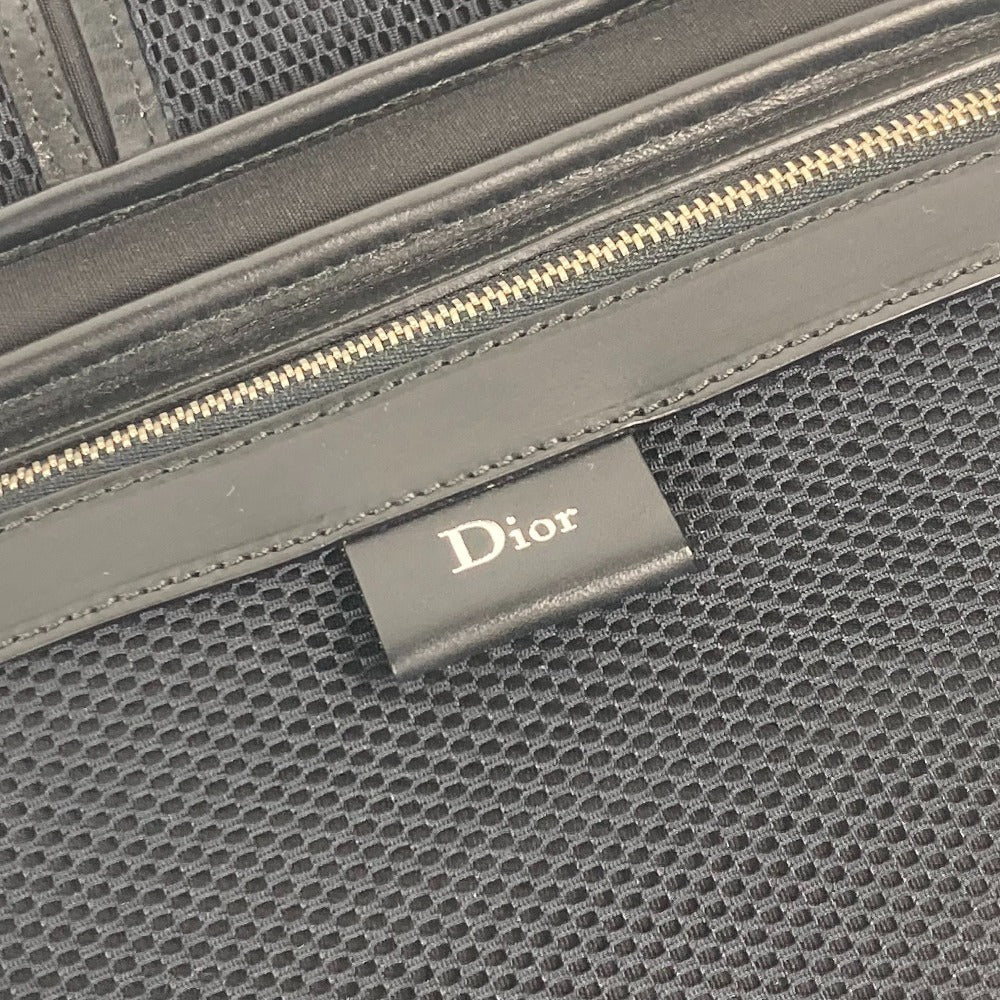 Dior Pouch PVC black logo Trotter mens Used Authentic