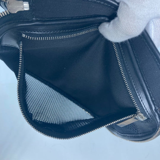 Dior Pouch PVC black logo Trotter mens Used Authentic
