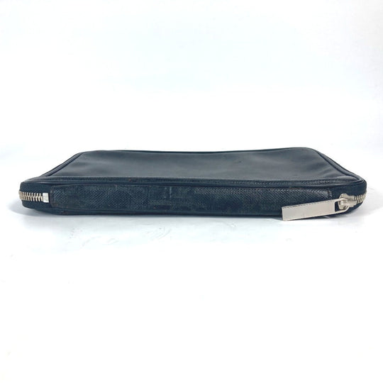 Dior Pouch PVC black logo Trotter mens Used Authentic