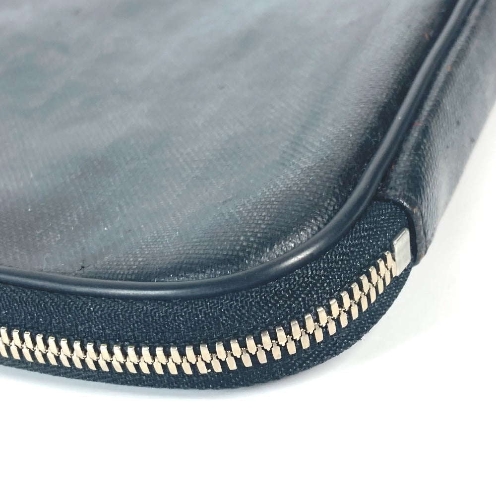 Dior Pouch PVC black logo Trotter mens Used Authentic