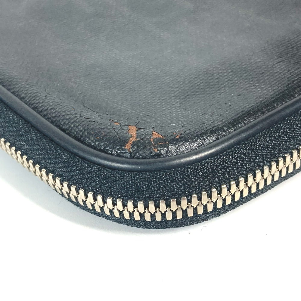 Dior Pouch PVC black logo Trotter mens Used Authentic