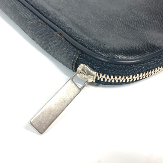 Dior Pouch PVC black logo Trotter mens Used Authentic