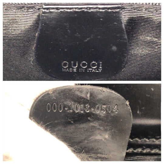 GUCCI Handbag 000 1013 0504 Patent leather Black SilverMetal