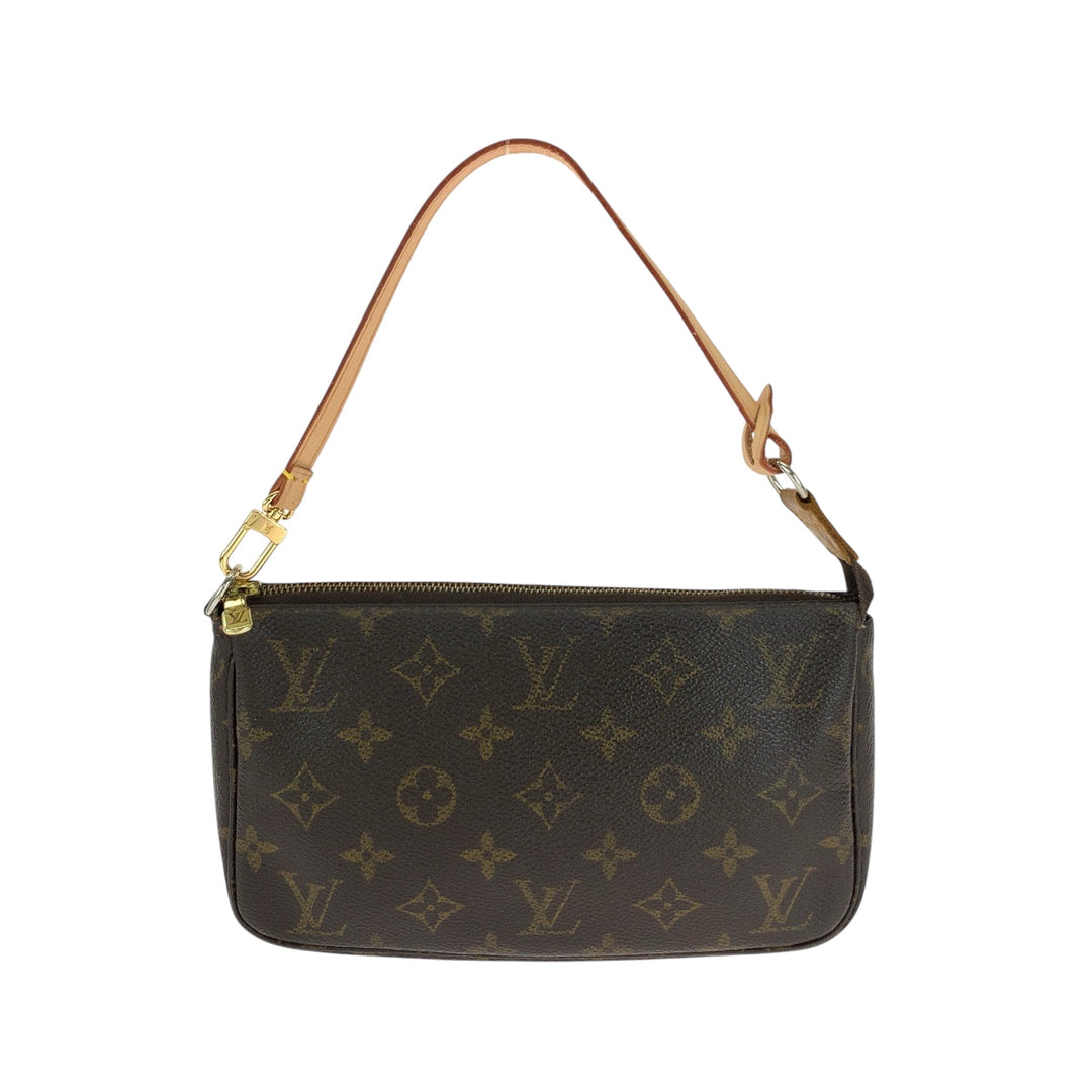 LOUIS VUITTON Shoulder Bag M40712 PVC Brown Monogram Pochette Accessoires