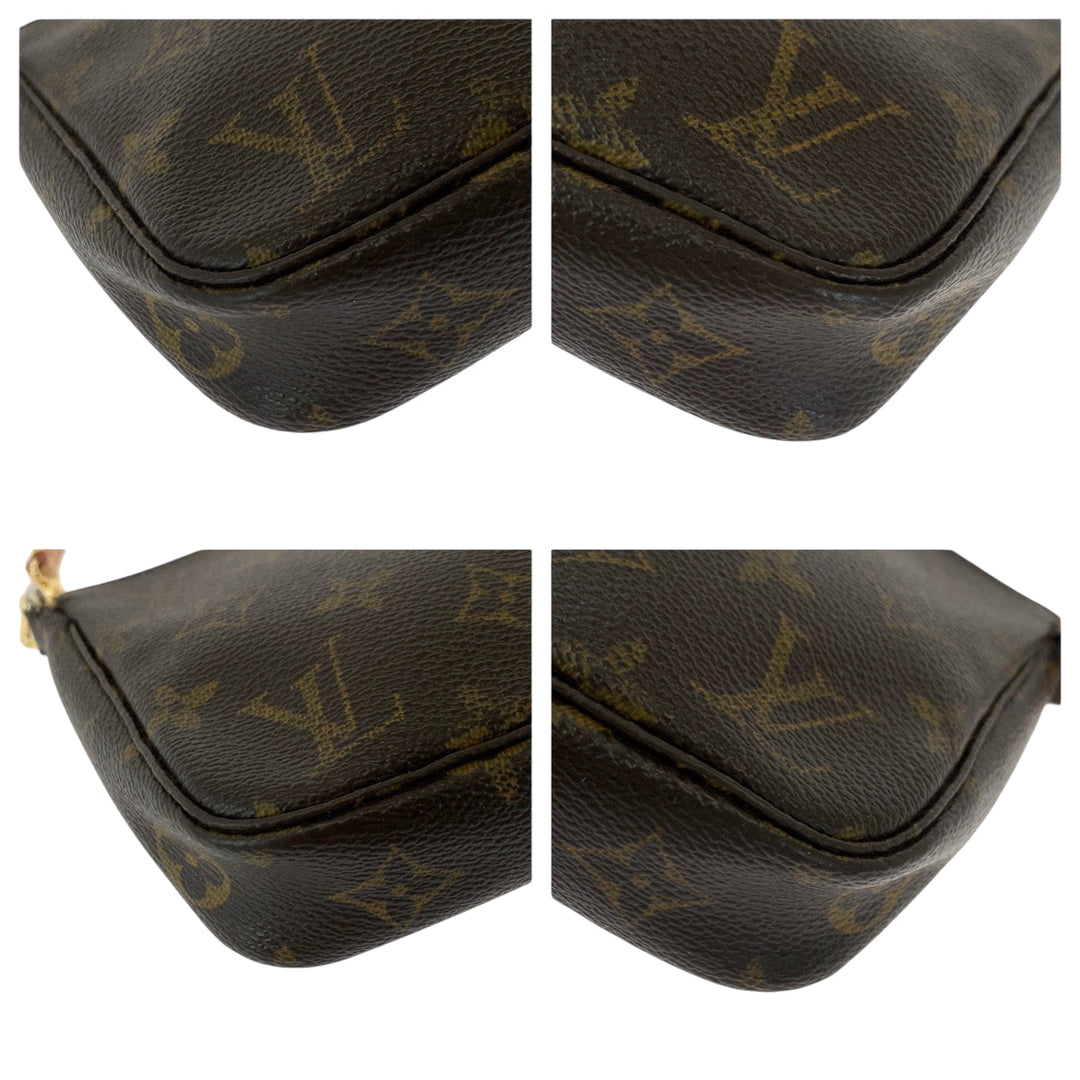 LOUIS VUITTON Shoulder Bag M40712 PVC Brown Monogram Pochette Accessoires