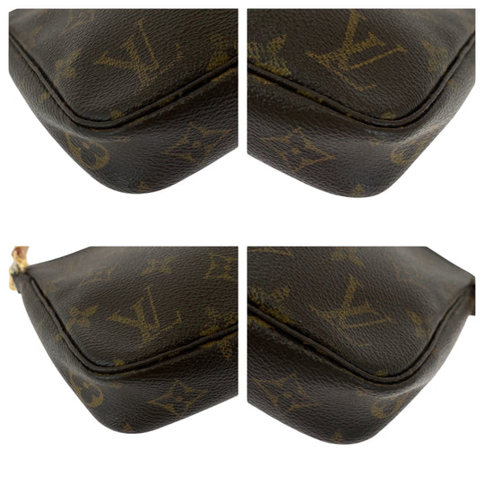 LOUIS VUITTON Shoulder Bag M40712 PVC Brown Monogram Pochette Accessoires