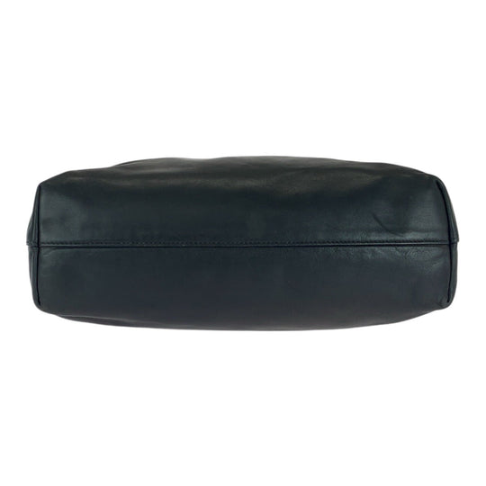 PRADA Tote Bag leather Black GoldMetal