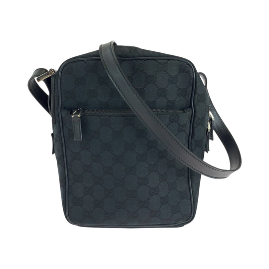 GUCCI Shoulder Bag GG canvas black