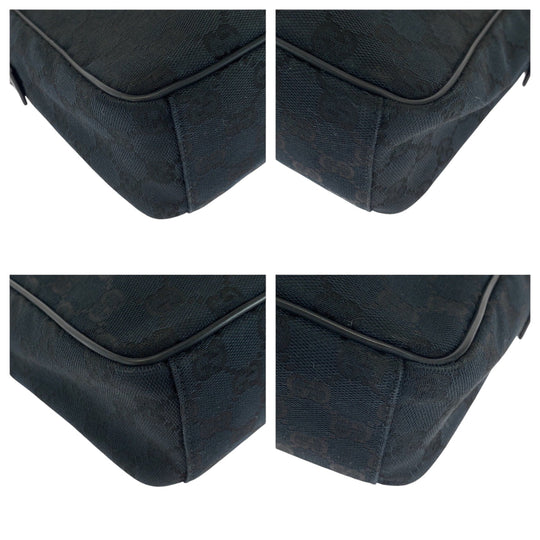 GUCCI Shoulder Bag GG canvas black