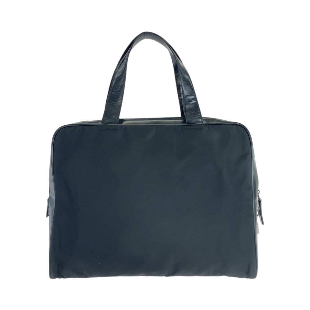 PRADA Tote Bag Nylon black Test Triangle With logo