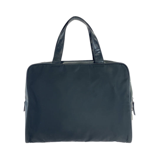 PRADA Tote Bag Nylon black Test Triangle With logo