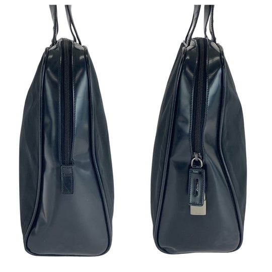 PRADA Tote Bag Nylon black Test Triangle With logo