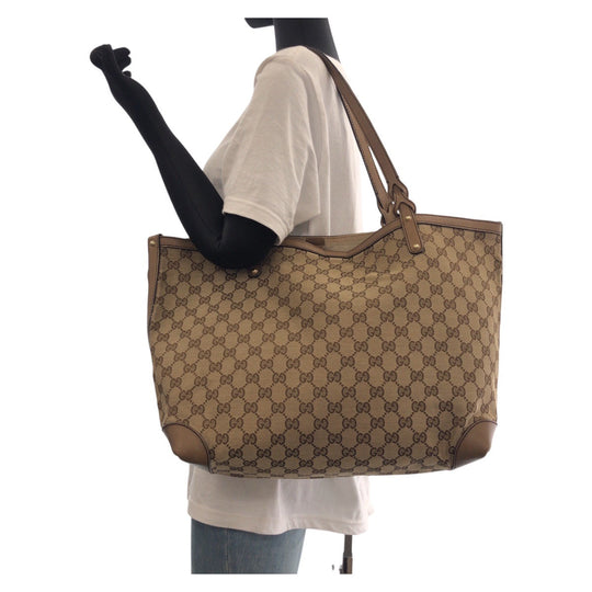 GUCCI Tote Bag 247209 GG canvas Brown