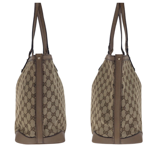GUCCI Tote Bag 247209 GG canvas Brown
