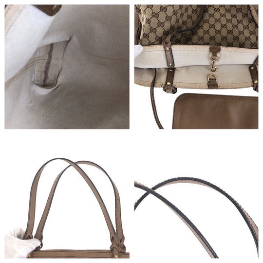 GUCCI Tote Bag 247209 GG canvas Brown