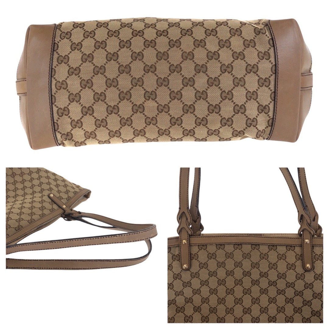 GUCCI Tote Bag 247209 GG canvas Brown