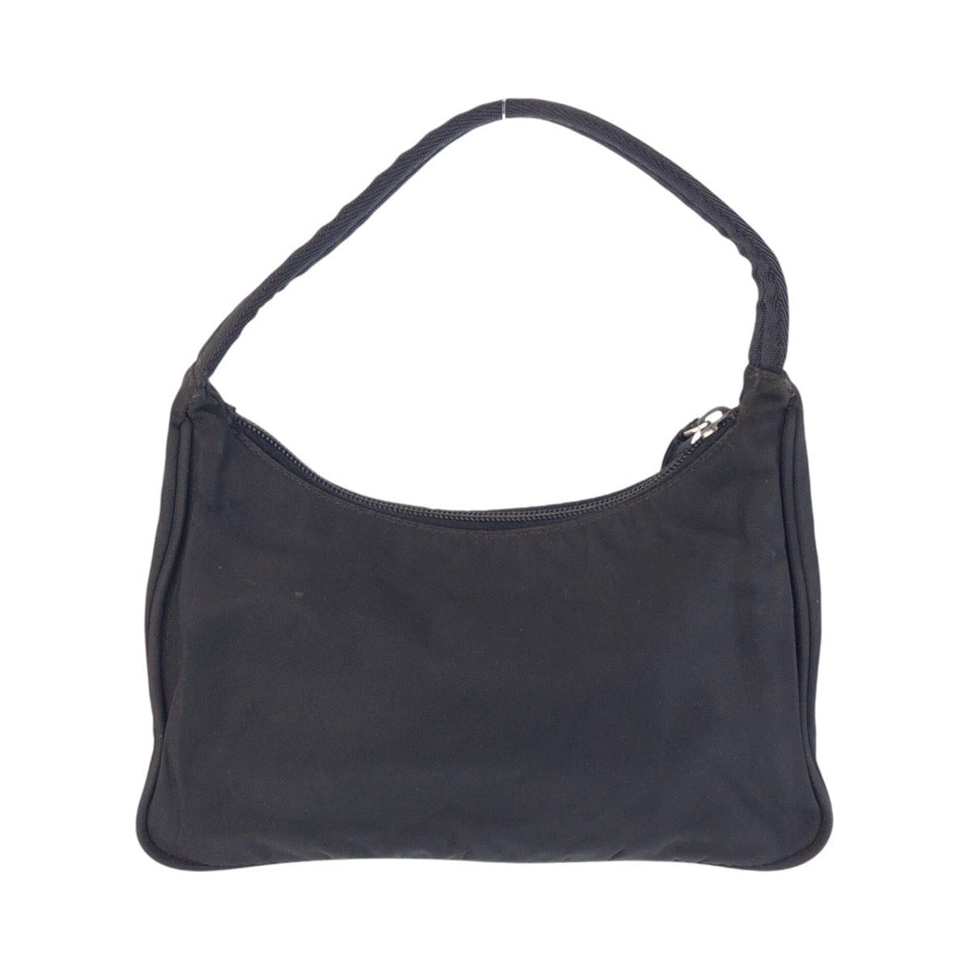 PRADA Handbag Nylon black Test Triangle With logo