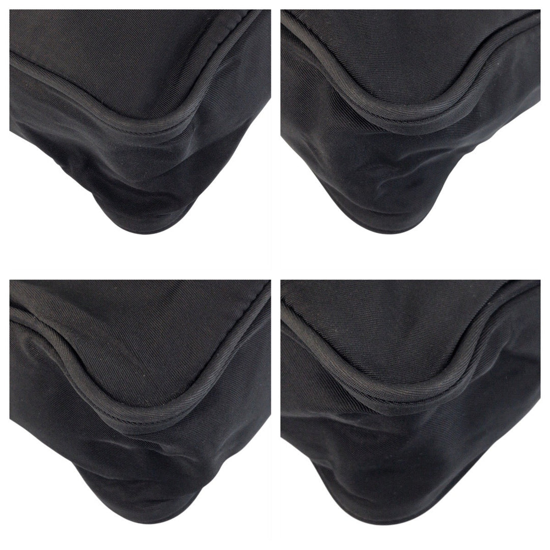PRADA Handbag Nylon black Test Triangle With logo
