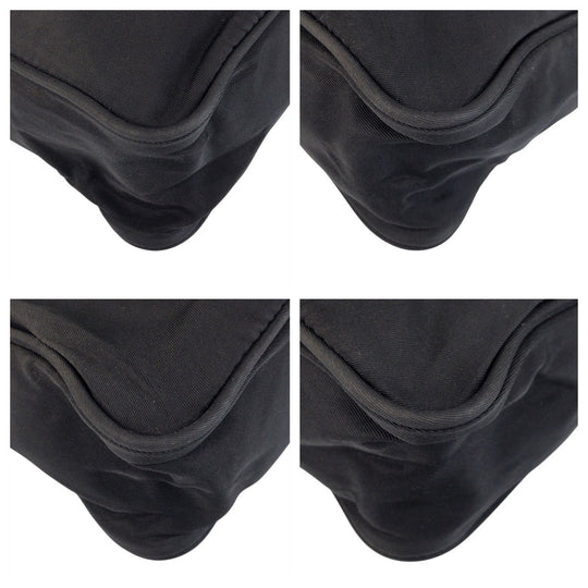 PRADA Handbag Nylon black Test Triangle With logo