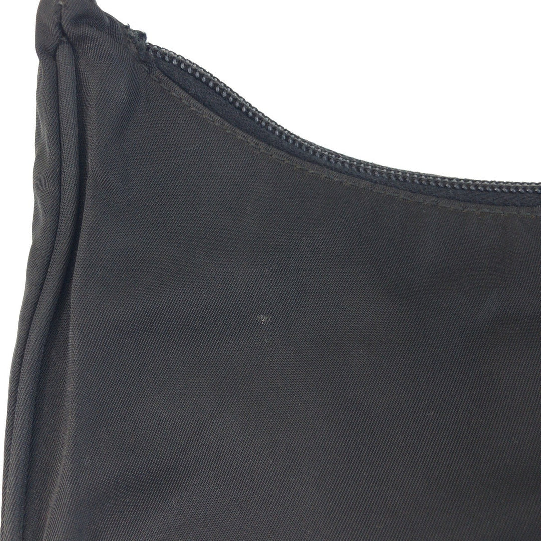 PRADA Handbag Nylon black Test Triangle With logo