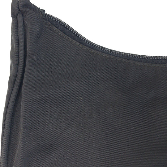 PRADA Handbag Nylon black Test Triangle With logo