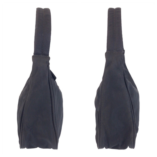 PRADA Handbag Nylon black Test Triangle With logo