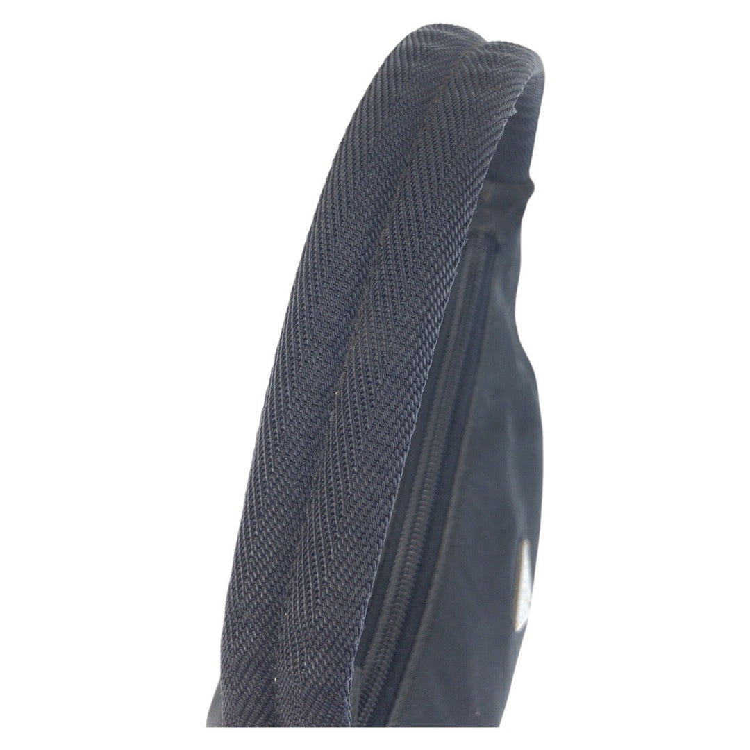 PRADA Handbag Nylon black Test Triangle With logo