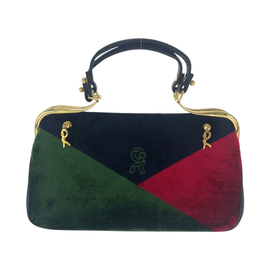 Roberta di Camerino Handbag Velor black