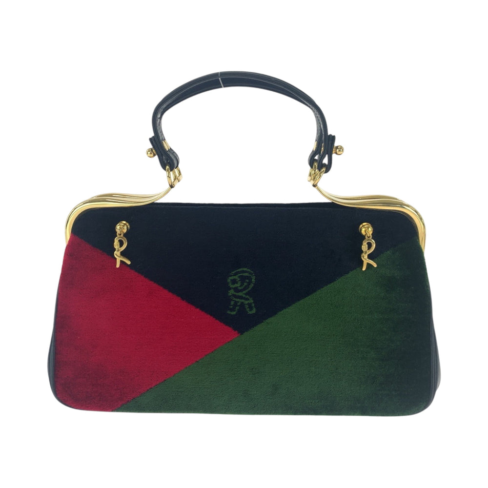 Roberta di Camerino Handbag Velor black