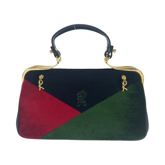 Roberta di Camerino Handbag Velor black