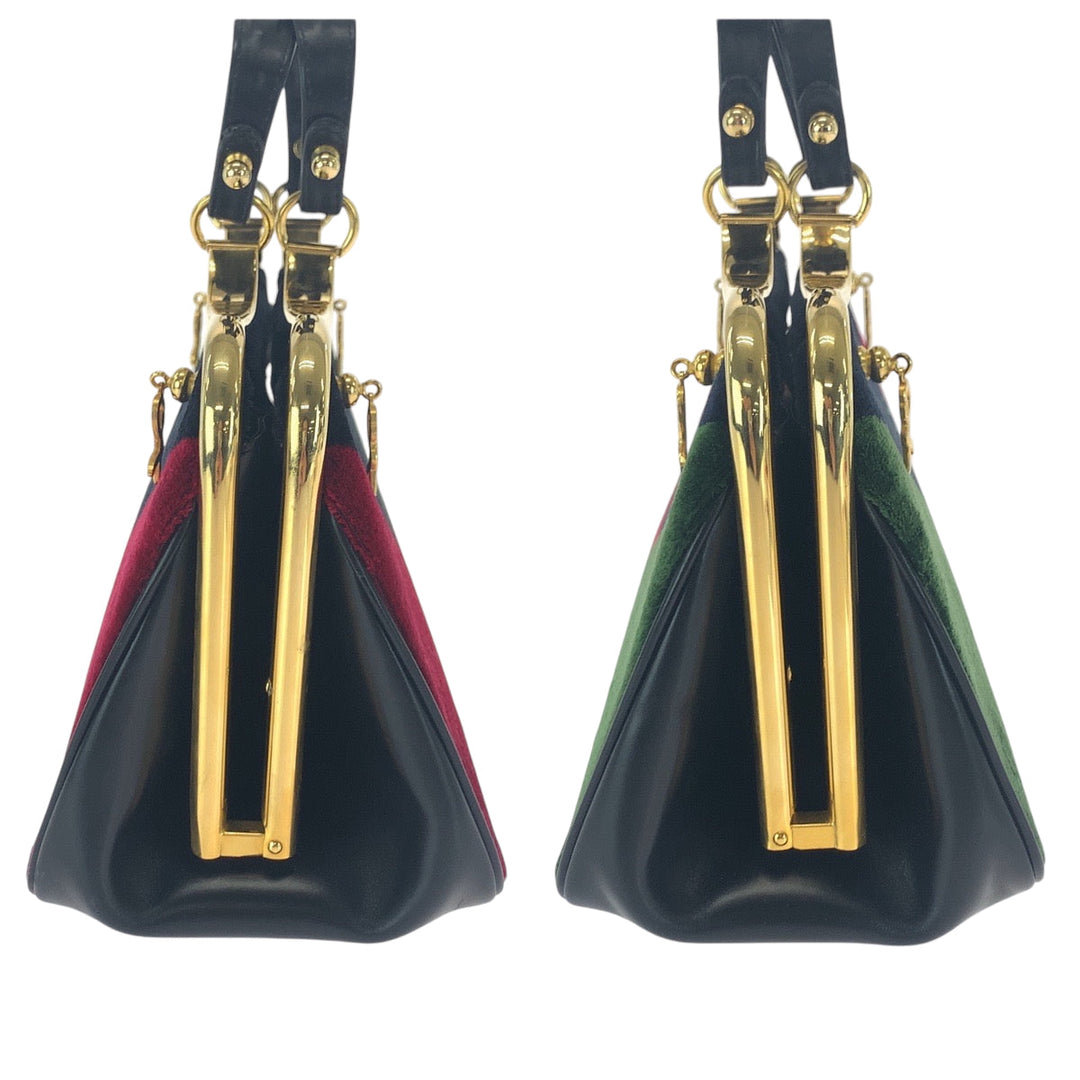 Roberta di Camerino Handbag Velor black