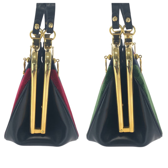 Roberta di Camerino Handbag Velor black