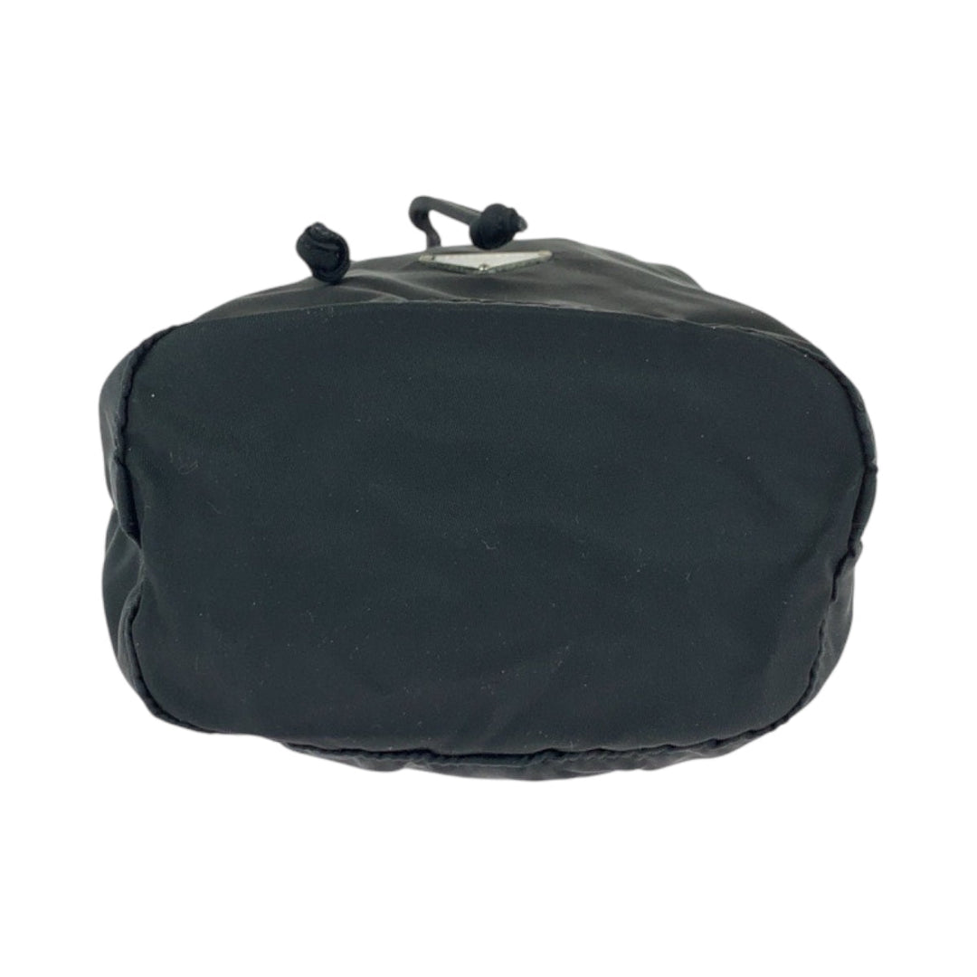 PRADA Pouch Nylon black Test Triangle With logo