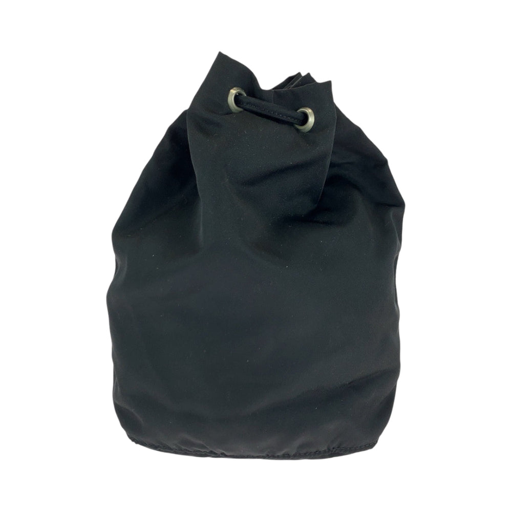 PRADA Pouch Nylon black Test Triangle With logo