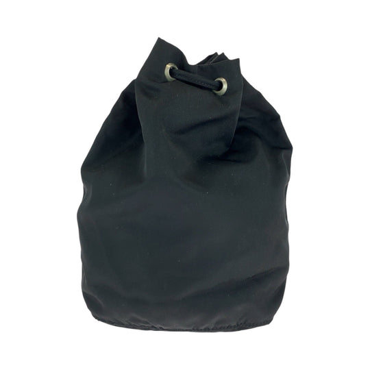 PRADA Pouch Nylon black Test Triangle With logo