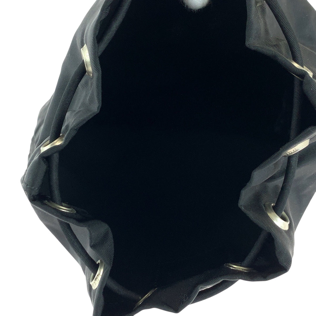 PRADA Pouch Nylon black Test Triangle With logo