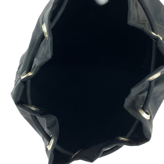 PRADA Pouch Nylon black Test Triangle With logo